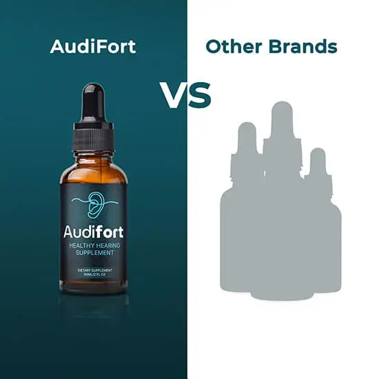 Audifort liquid supplement bottle